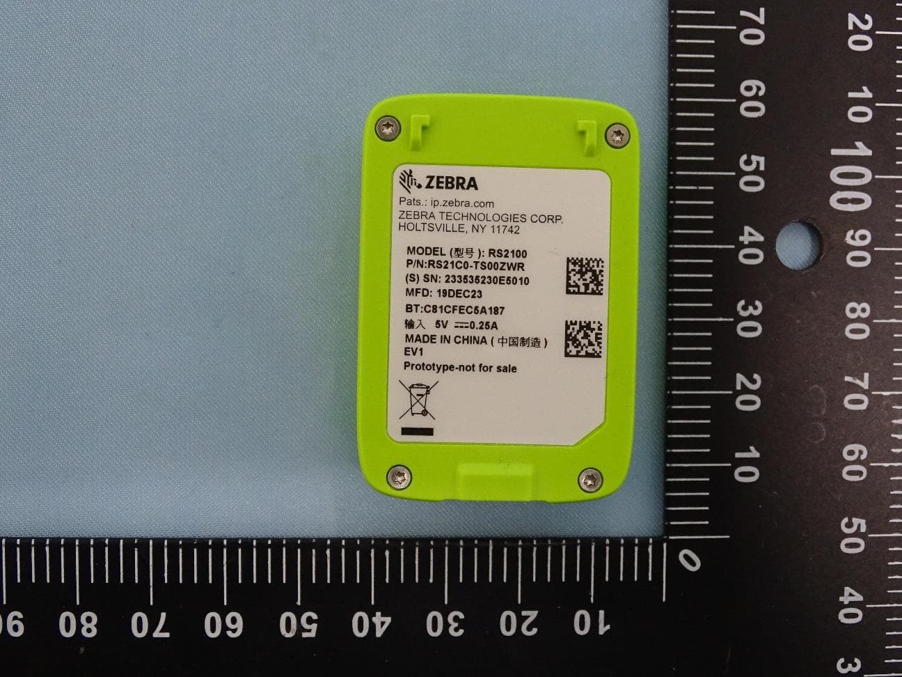 Bar Code Scanner - FCC ID UZ7RS2100 - Zebra Technologies Corporation (2)