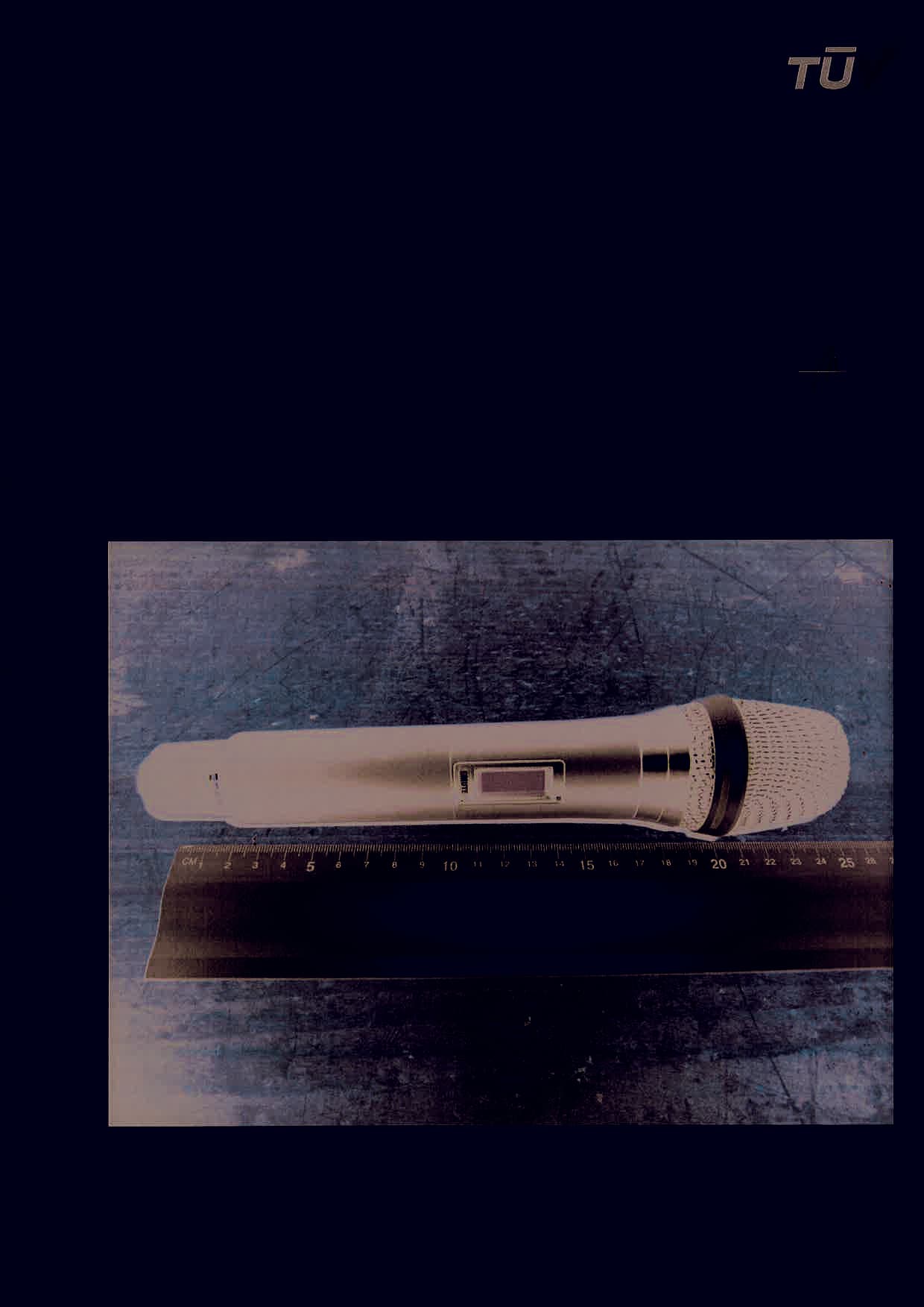 digital wireless microphone transmitter - FCC ID V3TDHT800 - AKG Acoustics GmbH (1)