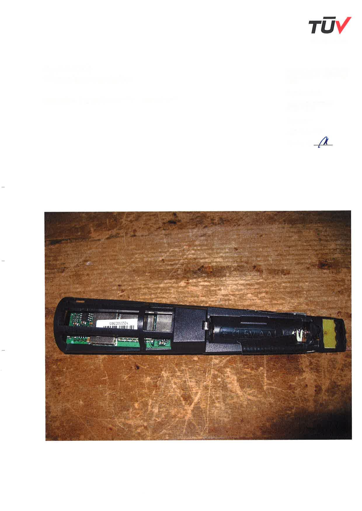 handheld wireless microphone transmitter - FCC ID V3THT45U - AKG Acoustics GmbH (1)