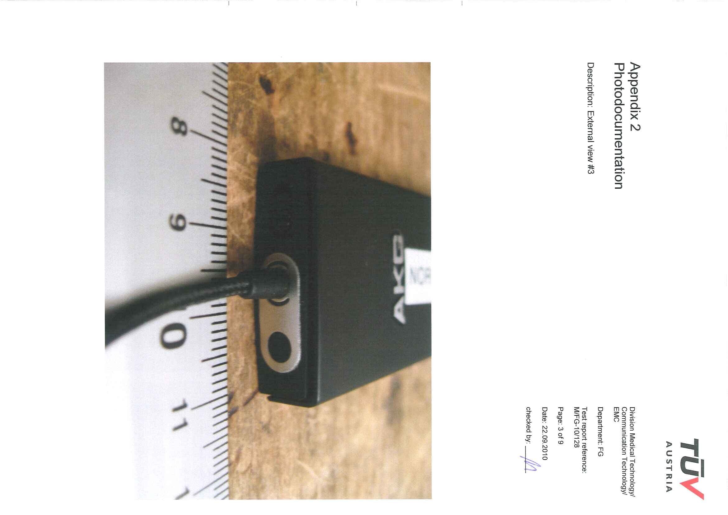 Digital Wireless Headphone Transmitter (K840TX) - FCC ID V3TK840TX - AKG Acoustics GmbH (3)