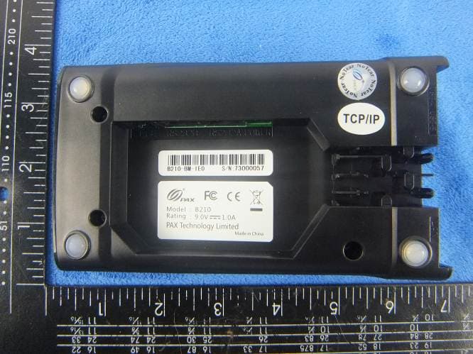 Wireless POS Terminal Base - FCC ID V5PB210 - PAX Technology Limited