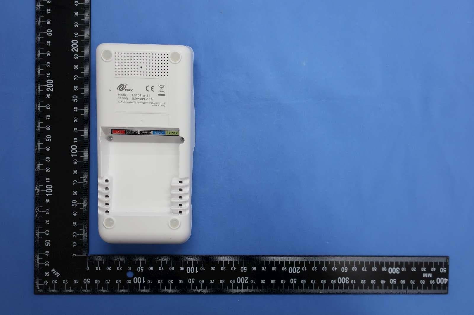 Wireless Base - FCC ID V5PL920PROBE - PAX Technology Limited (5)
