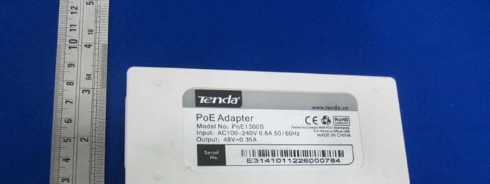 PoE Adapter - FCC ID V7T1300S - SHENZHEN TENDA TECHNOLOGY CO., LTD. (4)