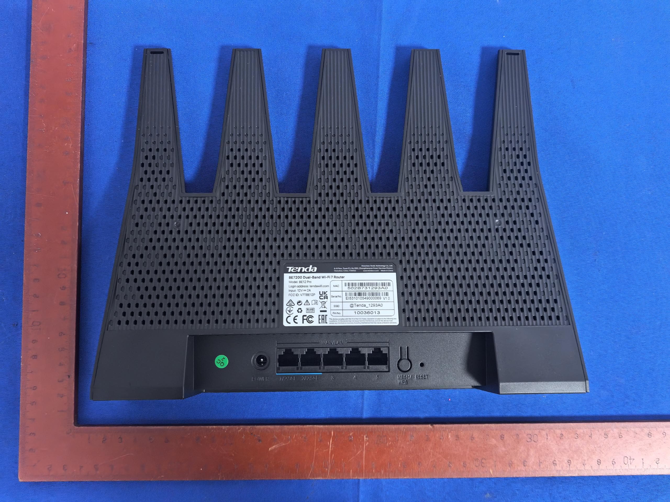 BE7200 Dual-Band Wi-Fi 7 Router with 2.5G Ports - FCC ID V7TBE12P - SHENZHEN TENDA TECHNOLOGY CO., LTD.