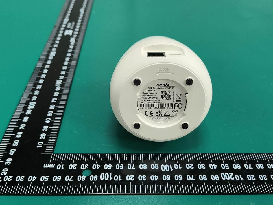 5MP Security Pan/Tilt Camera - FCC ID V7TCP7V21 - SHENZHEN TENDA TECHNOLOGY CO., LTD. (4)