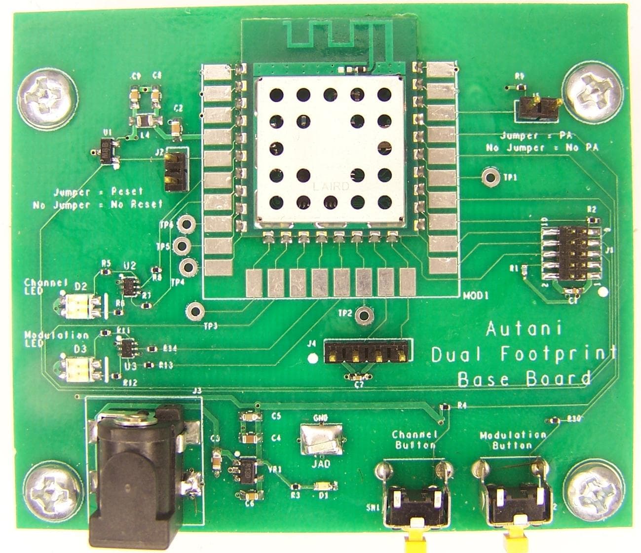 Zigbee transceiver - FCC ID V8NWAT1000142 - Autani, LLC