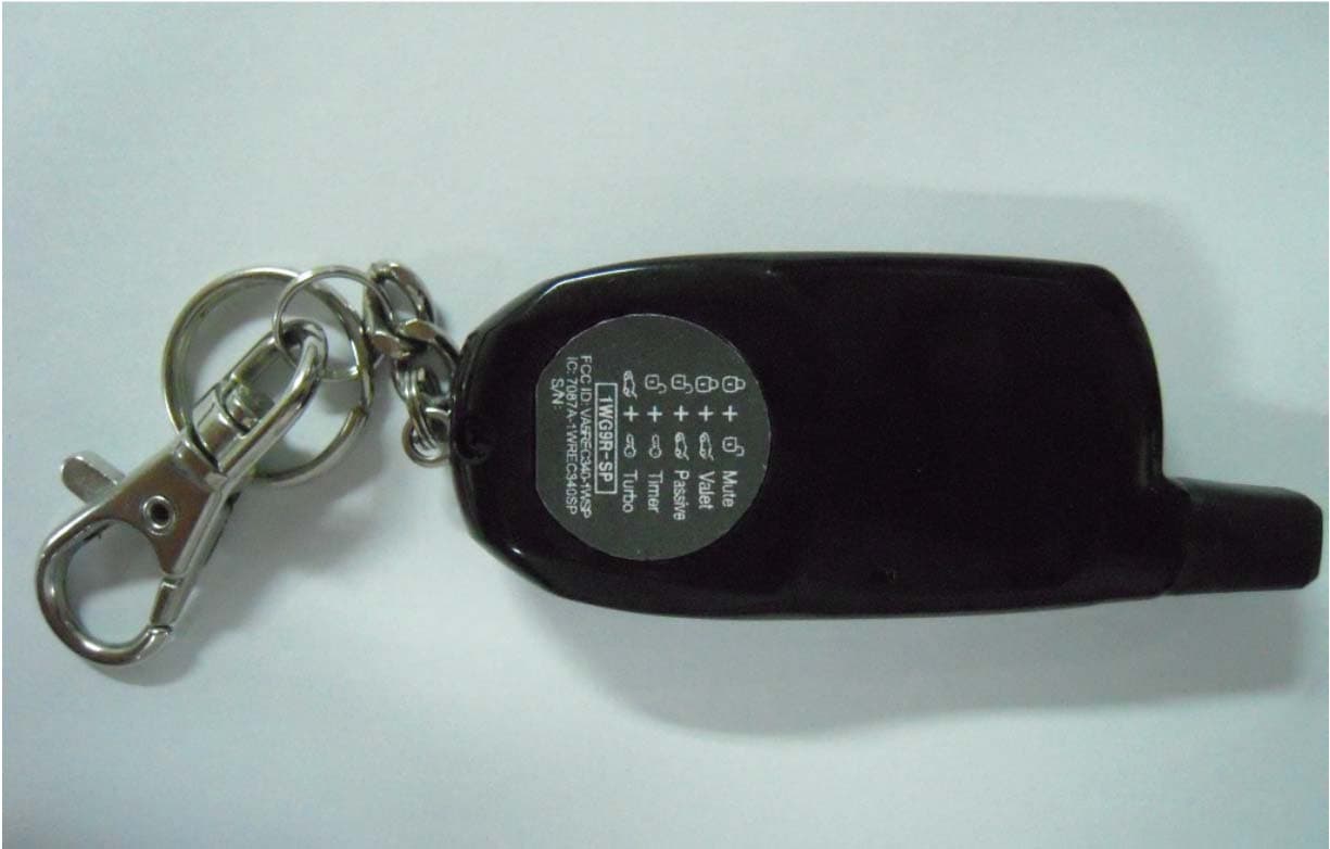 Keyless Entry Sysyem - FCC ID VA5REC340-1WSP - SEGI LIMITED