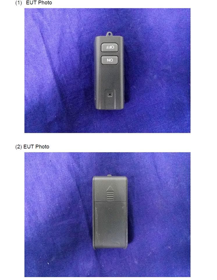 Remote Control Transmitter - FCC ID VBA-EF301TK - Ningbo EverFlourish Smart Technology Corp.,Ltd (1)
