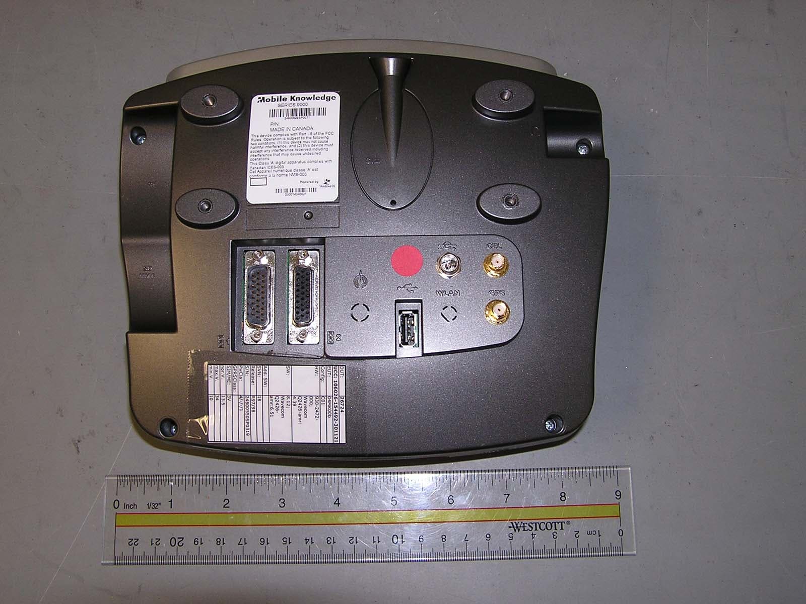 Mobile Data Terminal - FCC ID VBG-MKC900XY2Z - Mobile Knowledge Corp. (2)