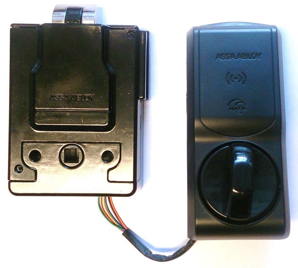 Aperio Cabinet Lock (K100-622-PA2), Aperio Server Cabinet Lock (KS100-640-PA2), Aperio Reader (R100-PA2) - FCC ID VC3-KKSR100PA - Hanchett Entry Systems, Inc.