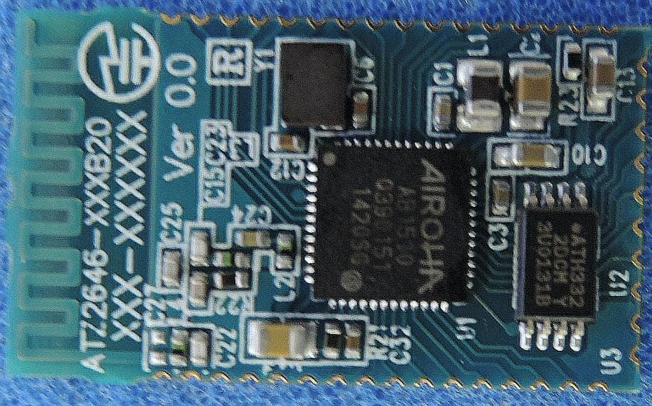 Bluetooth module - FCC ID VIYHRM1034 - Hosiden Corporation
