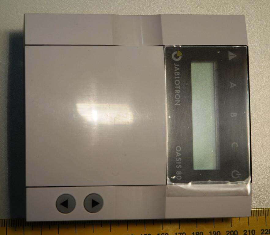 Hard wired keypad with RFID card reader - FCC ID VL6JA80E - Jablotron Ltd