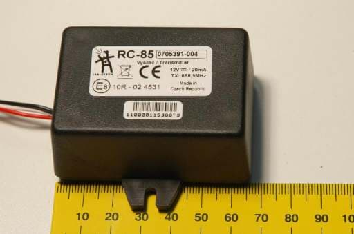 Transmitter - component of alarm system - FCC ID VL6RC85 - Jablotron Ltd (2)
