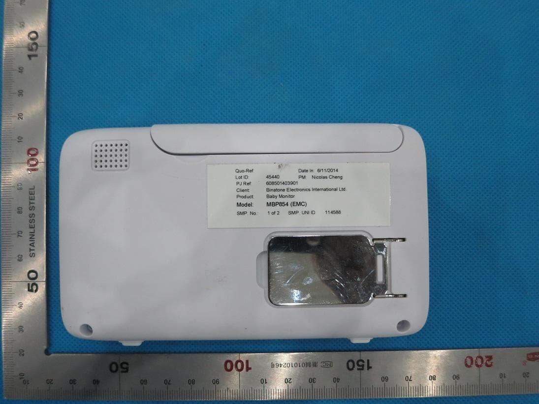 Digital Video Baby Monitor (Parent Unit) - FCC ID VLJ-MBP854HDPU - Binatone Electronics International Ltd. (2)