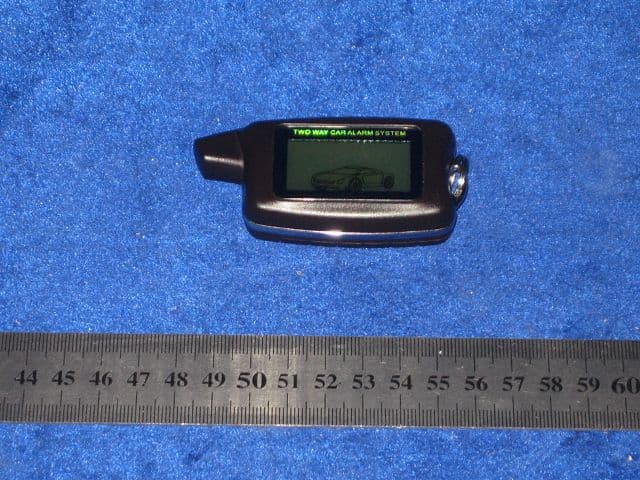 Two way car alarm system - remote unit - FCC ID VMKG711 - Gobiz Electronics Limited