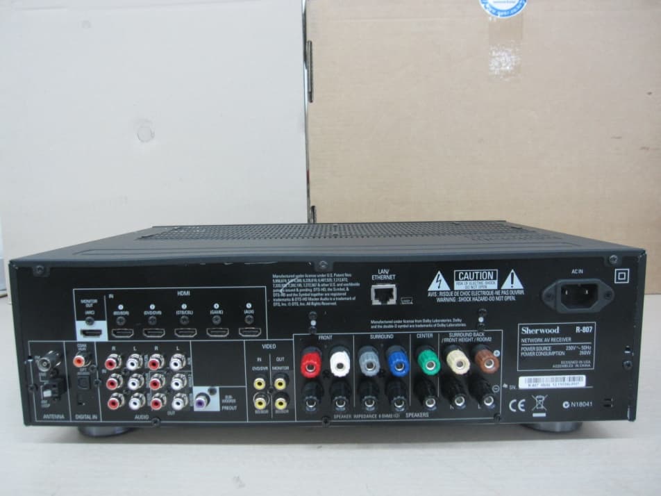 Network AV Receiver (WiFi) - FCC ID VNH-R-807 - Inkel Corporation (4)