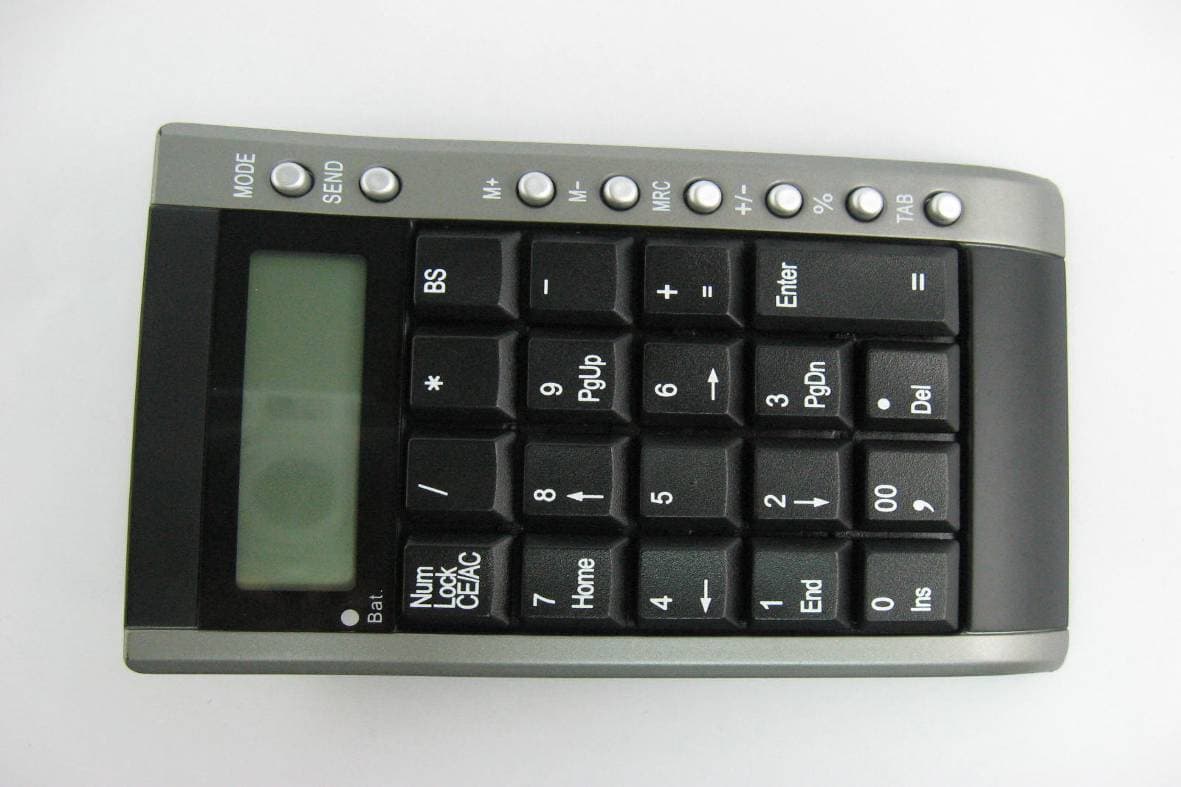 KP-4100p Wireless Calculator Keypad & Mouse - FCC ID VNK-15560K - Trust International BV