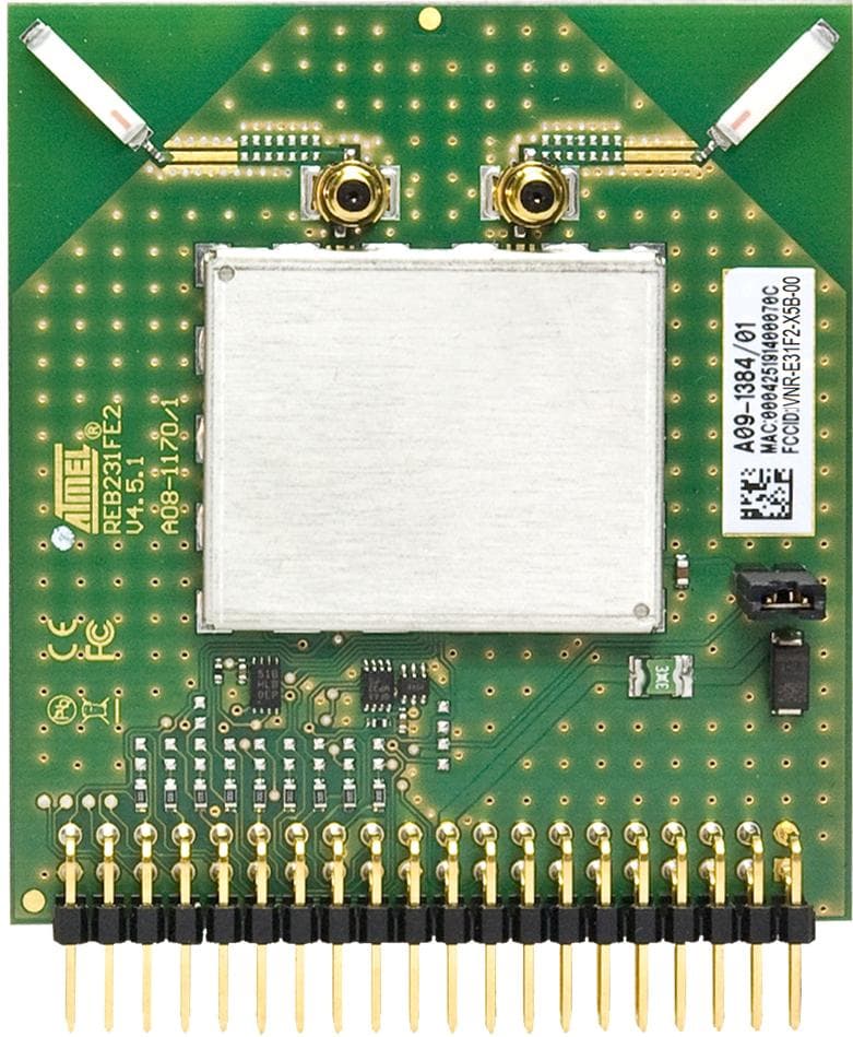 2.4GHz IEEE802.15.4 compliant antenna diversity radio transceiver - FCC ID VNR-E31F2-X5B-00 - Atmel Germany GmbH (2)