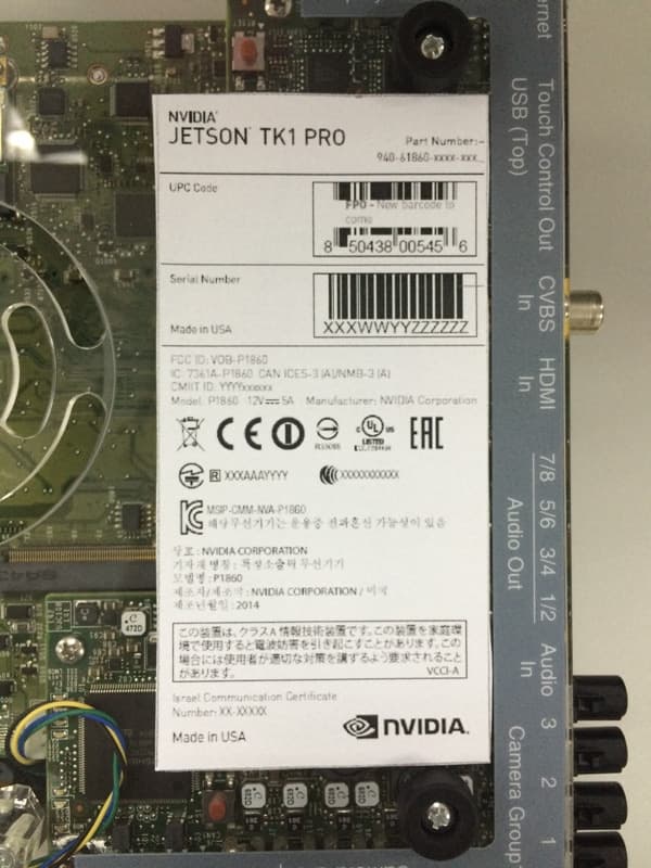 Development Platform - FCC ID VOB-P1860 - NVIDIA Corporation (2)