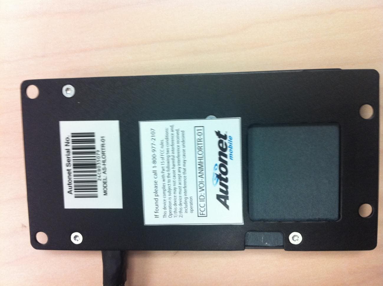 Mobile Router - FCC ID VOI-ANMHLORTR-01 - Autonet Mobile