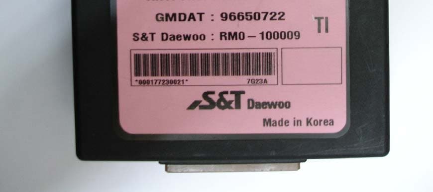 Control unit A-RKE & ATAS(receiver) - FCC ID VQQ-RK960NAR - S&T Daewoo Co., Ltd. (4)