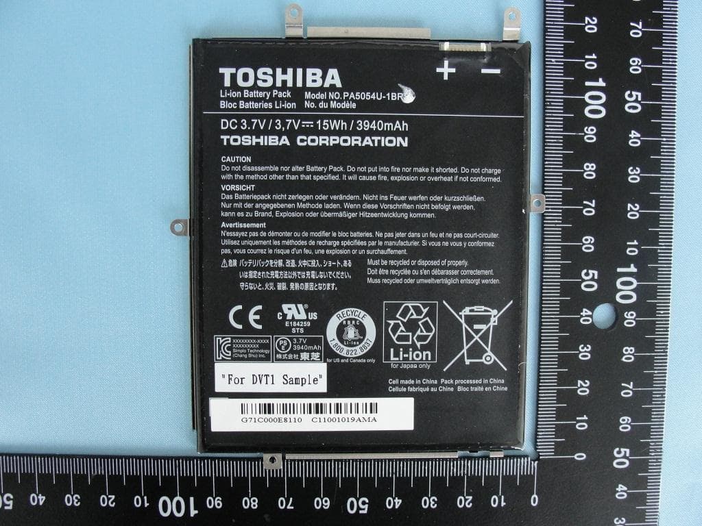 Tablet - FCC ID VUIPDS4330LB - PEGATRON CORPORATION