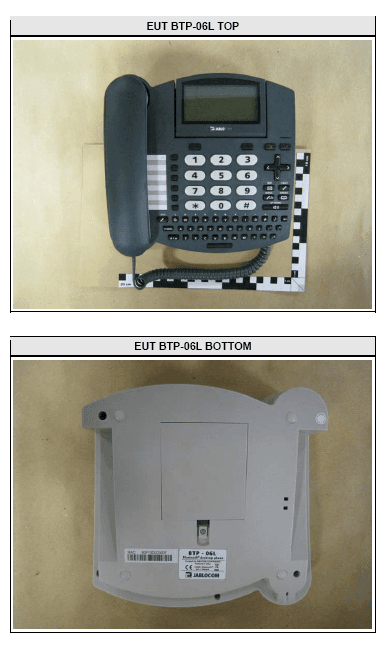 Bluetooth Desktop Phone - FCC ID VXPBTP-06 - JABLOCOM S.R.O. (2)