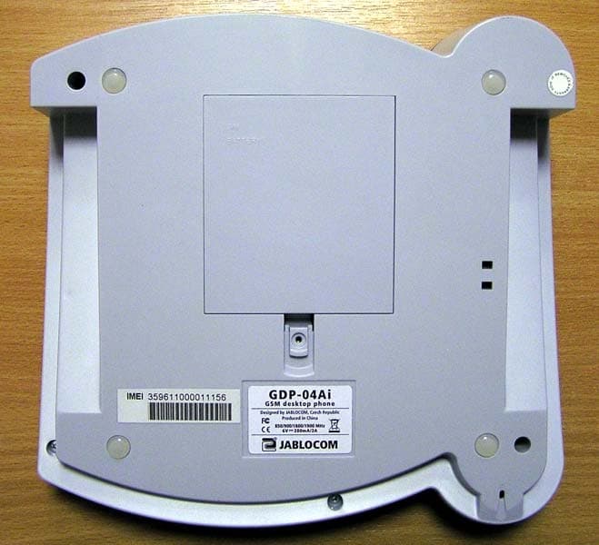 GSM Desktop Phone - FCC ID VXPGDP-04I - JABLOCOM S.R.O.