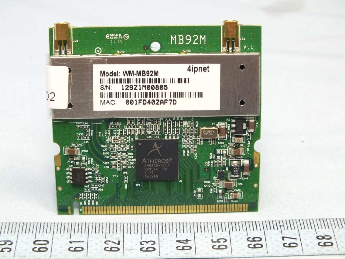 802.11a/b/g/n Wireless Module - FCC ID VZ9120002 - 4IPNET, INC. (2)