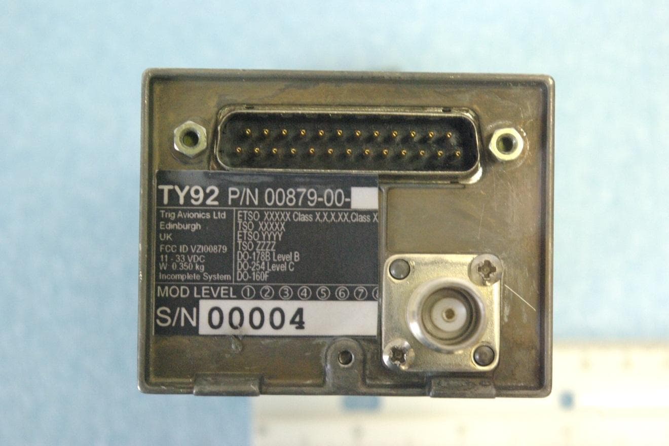 LICENSED NON-BROADCAST AERONAUTICAL TRANSMITTER - FCC ID VZI00882 - Trig Avionics Limited (3)