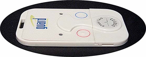 ACTIVE RFID TAG USED FOR LOCATION AND PERIMETER PROTECTION OF PEOPLE AND ASSETS - FCC ID VZKST - Guard RFID Solutions