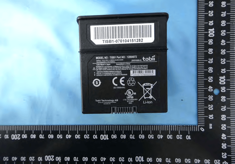 Tobii Dynavox I-12+ - FCC ID W5M-TDI12A - Tobii AB (2)