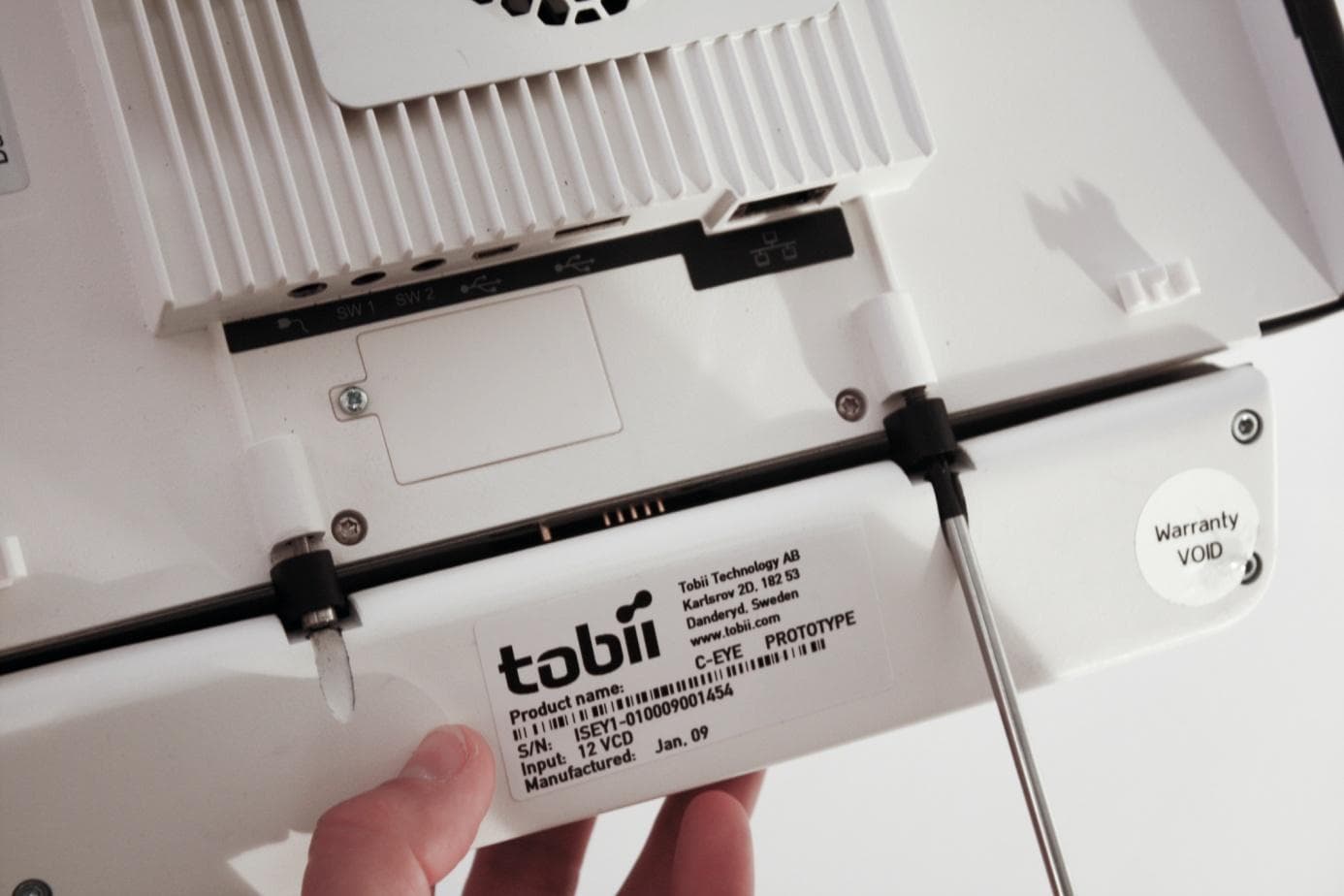 Tablet Communication Device - FCC ID W5MTOBIIC12B - Tobii AB