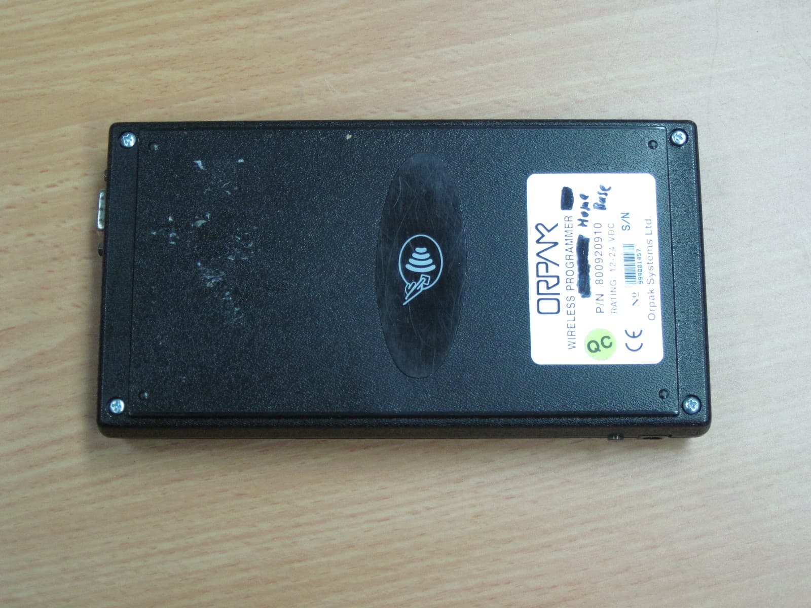 WIRELESS PROGRAMMER - FCC ID W8F800920910 - Orpak Systems Ltd.