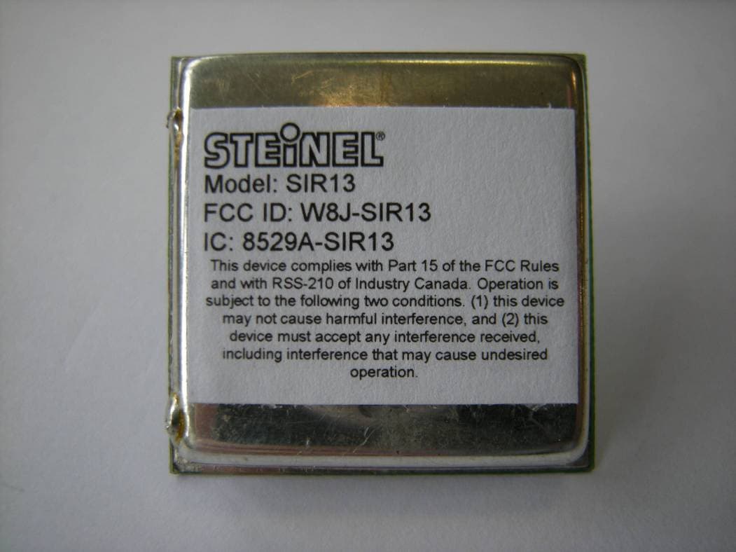 Motion Detector - FCC ID W8J-SIR13 - STEINEL GmbH
