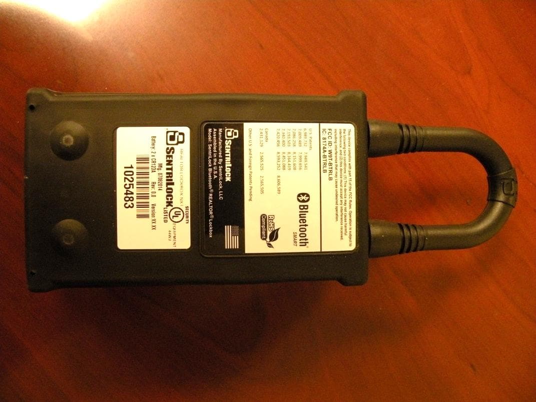 SentriLock Bluetooth REALTOR Lockbox - FCC ID W9T-BTRLB - SentriLock, LLC