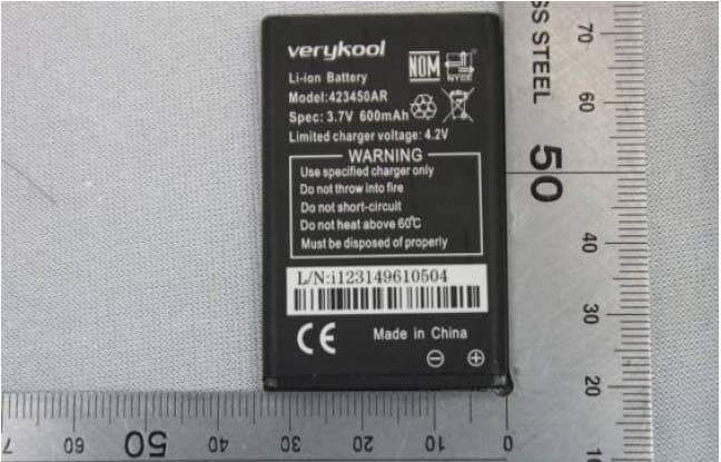 Mobile Phone - FCC ID WA6I123M - VeryKool USA Inc