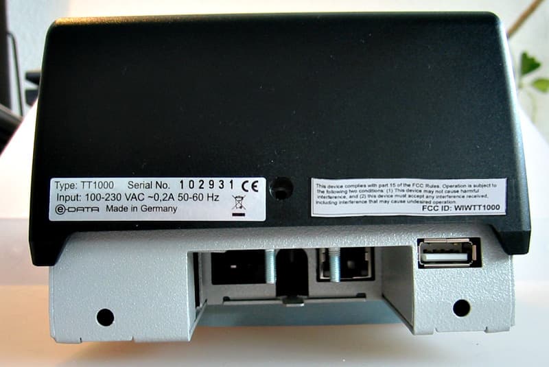 Badge Reader - FCC ID WIWTT1000 - e-DATA GmbH