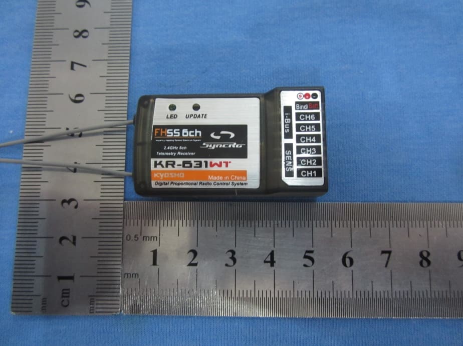 Digital proportional radio control system - FCC ID WIZKR631 - Kyosho Corporation of America