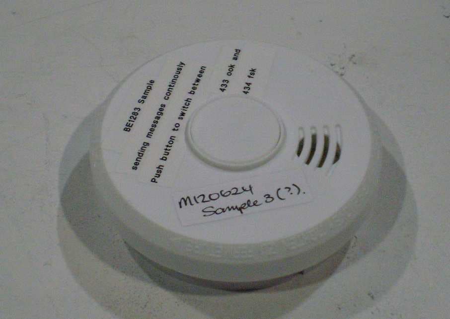 BE1283 OPTICAL SMOKE ALARM - FCC ID WMSBETXSA - Bellman & Symfon Europe AB