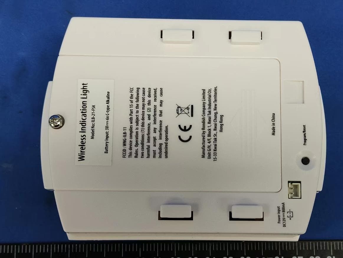 Wireless Indication Light, Wireless Extender - FCC ID WNG-ILB-21-FSK - RONDISH CO. LTD (5)
