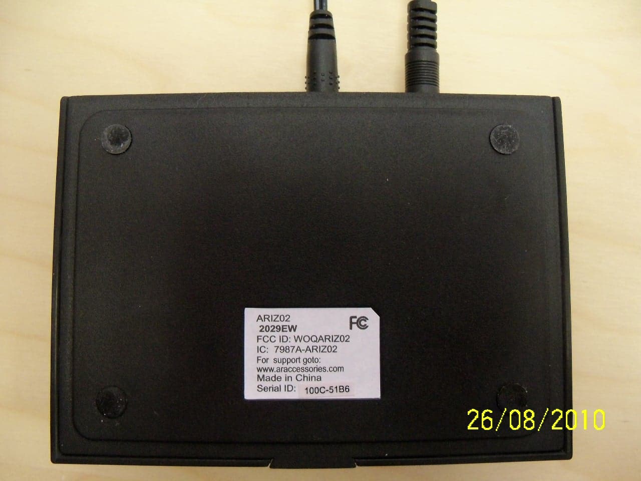 BLUETOOTH WIRELESS DEVICE - FCC ID WOQARIZ02 - Unify4Life Corporation