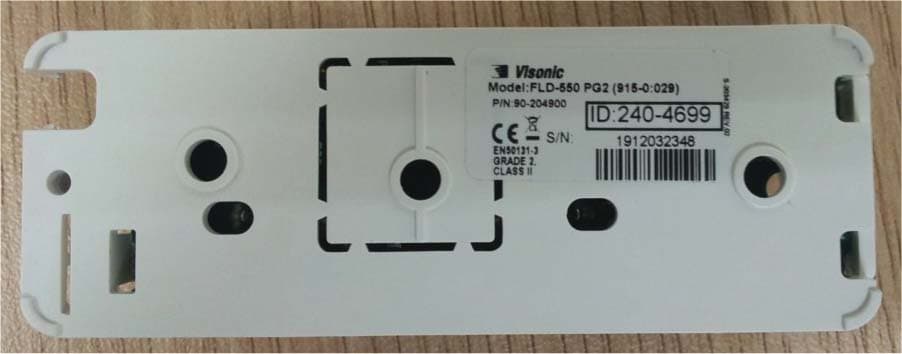Flood detector - FCC ID WP3FLD550PG2 - Visonic Ltd. (2)