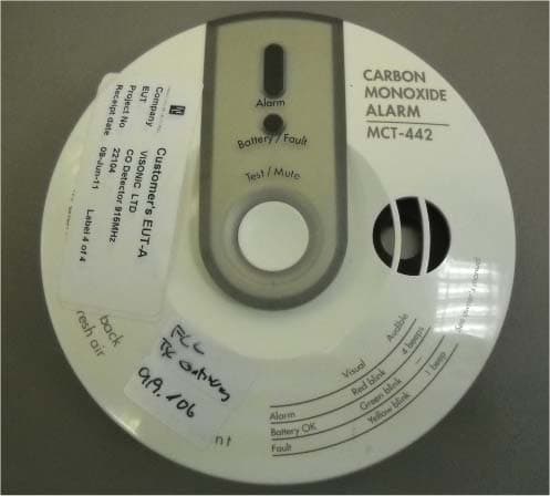 CO gas detector - FCC ID WP3GSD442 - Visonic Ltd.