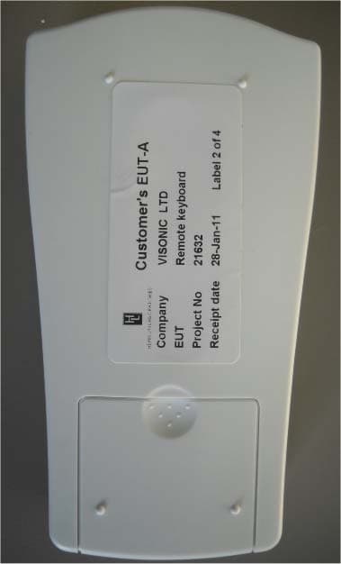 Remote keypad - FCC ID WP3KP141PG2 - Visonic Ltd. (4)