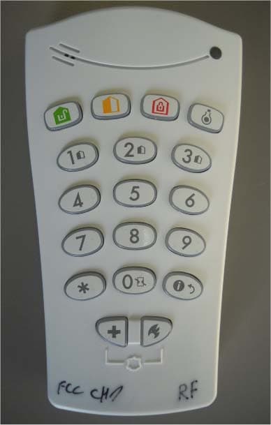 Remote keypad - FCC ID WP3KP141PG2 - Visonic Ltd.