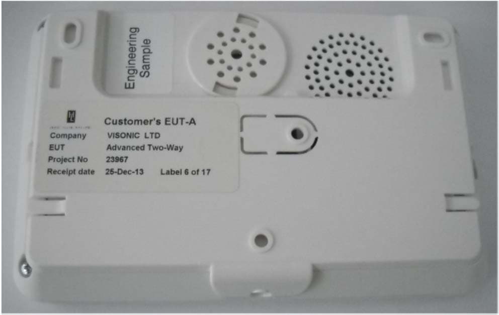 Advanced two-way keypad - FCC ID WP3KP250PG2 - Visonic Ltd. (3)
