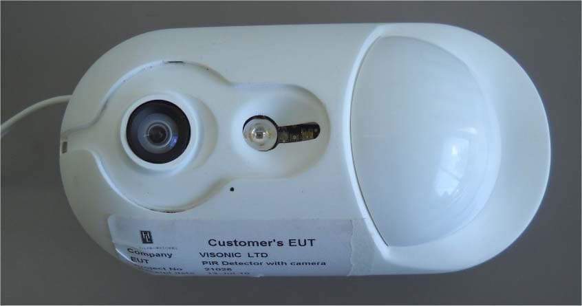 Wireless digital PIR detector with camera - FCC ID WP3NEXTCAMPG2 - Visonic Ltd.