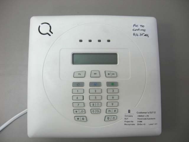 Burglar alarm control panel - FCC ID WP3PMASTER10G2 - Visonic Ltd.