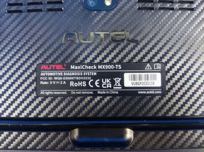 AUTOMOTIVE DIAGNOSIS SYSTEM,COMPREHENSIVE TPMS TOOL - FCC ID WQ8-DS900TS2232 - Autel Intelligent Technology Corp., Ltd.